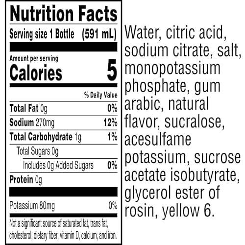 Gatorade Thirst Quencher Zero Sugar Sports Drink, Orange, 20oz Bottles, 8 Pack, Electrolytes for Rehydration